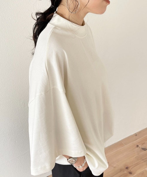 「wee9s」 半袖Tシャツ FREE アイボリー レディース_画像9