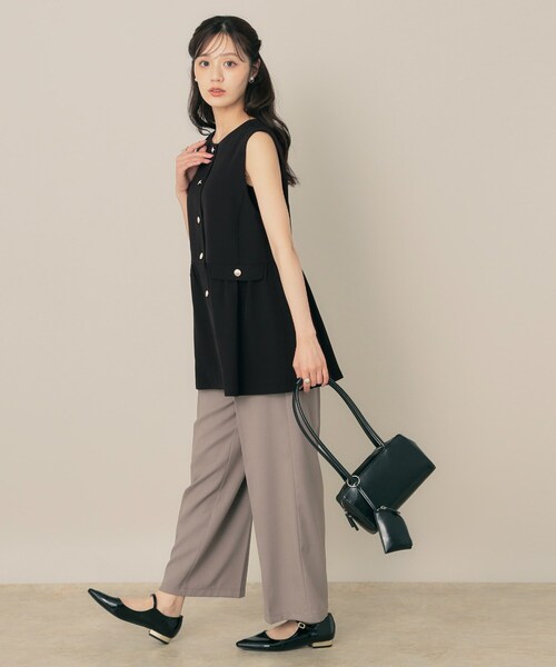 「couture brooch」 ベスト 38 ベージュ レディース_画像6