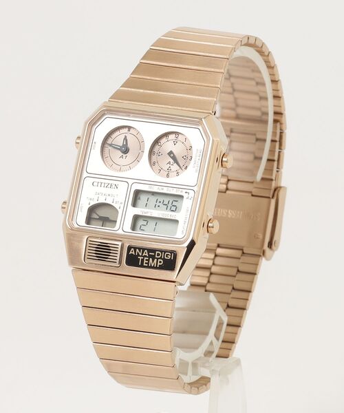 CITIZEN（シチズン） デジタル腕時計 JG2103-56P - ゴールド メンズ