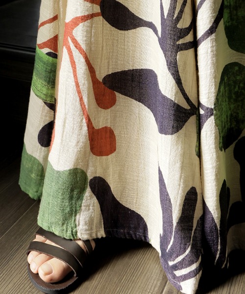 「antiqua」 イージーパンツ ONESIZE ベージュ レディース_画像2
