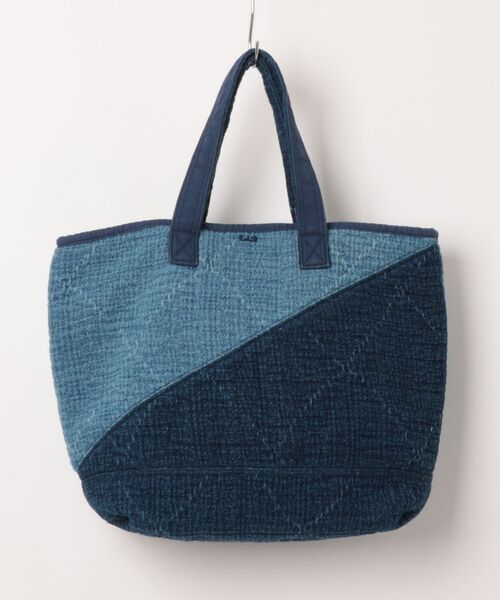 PORTER CLASSIC 刺し子 トートバッグ インディゴ ネイビー PORTER CLASSIC（ポータークラシック） トートバッグ PC SASHIKO TOTE