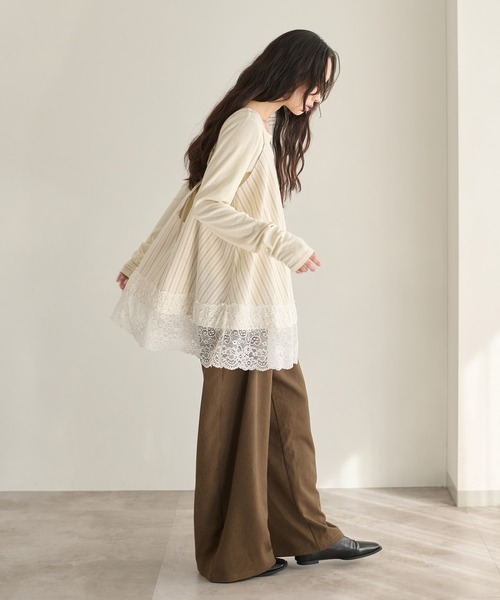 「apres jour clair」 キャミソールブラウス X-LARGE オフホワイト レディース_画像7