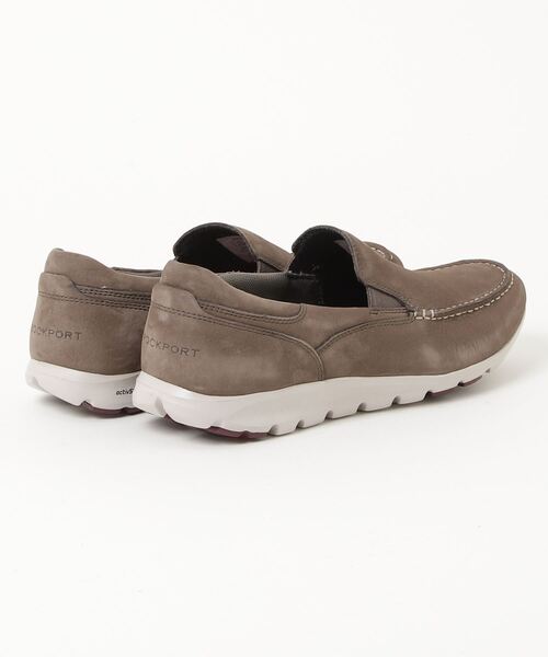「ROCKPORT」 ローファー 28.0cm チャコールグレー メンズ_画像2