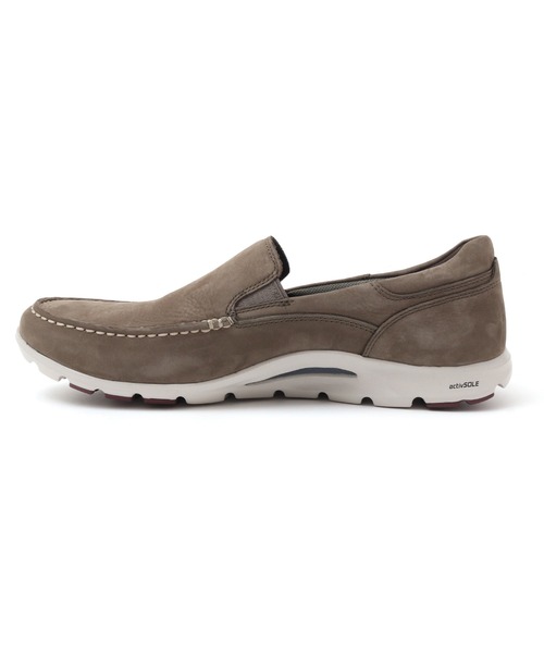 「ROCKPORT」 ローファー 28.0cm チャコールグレー メンズ_画像4