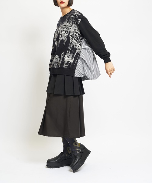 「gomme」 長袖カットソー MEDIUM トップグレー レディース_画像2