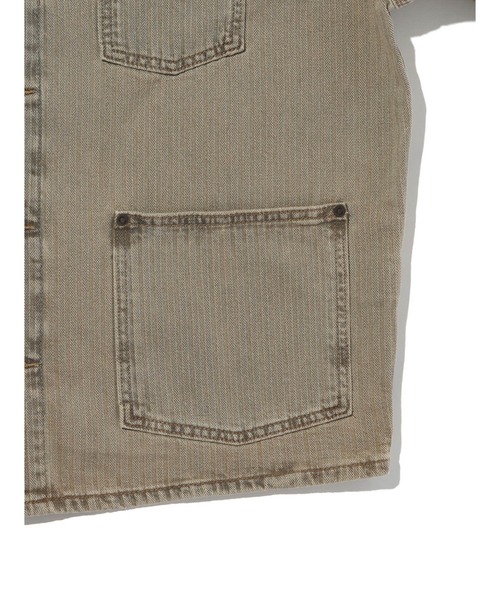 「Levi's」 デニムジャケット M グレー メンズ_画像6