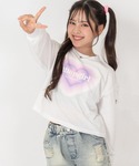 tシャツ ハートクロップドロンT キッズ 子供...の詳細画像5
