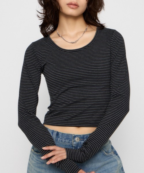tシャツ BASIC USE ロングスリーブTシャツ レディース | LAGUA GEM | 02