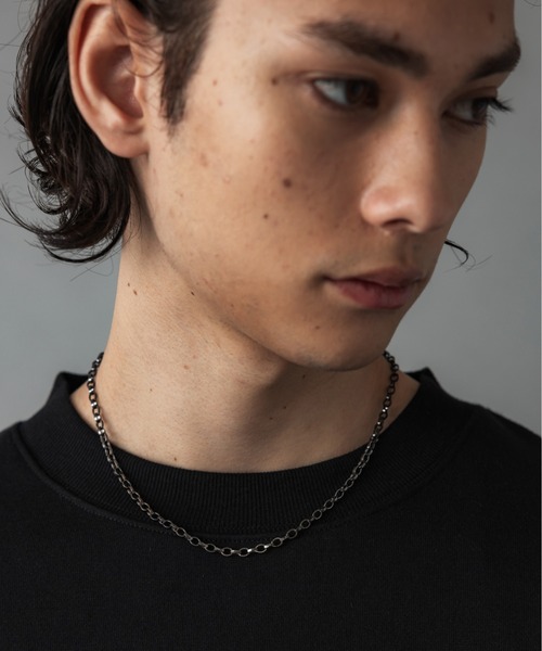 【やや黒め】ネックレスチェーンシルバー925ITALY NUMBER (N)INE ネックレス 【NUMBER (N)INE】シルバー999
