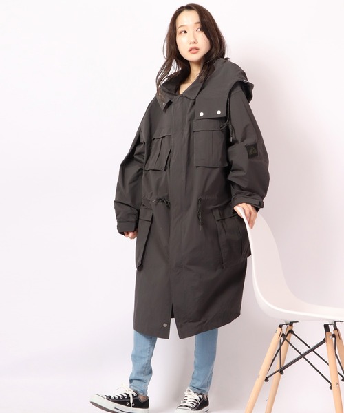 ジャケット・アウター ROENxSEMANTICDESIGN destroy long coat FLASH PACKER コート ジャケット ナイロンロングコート メンズ
