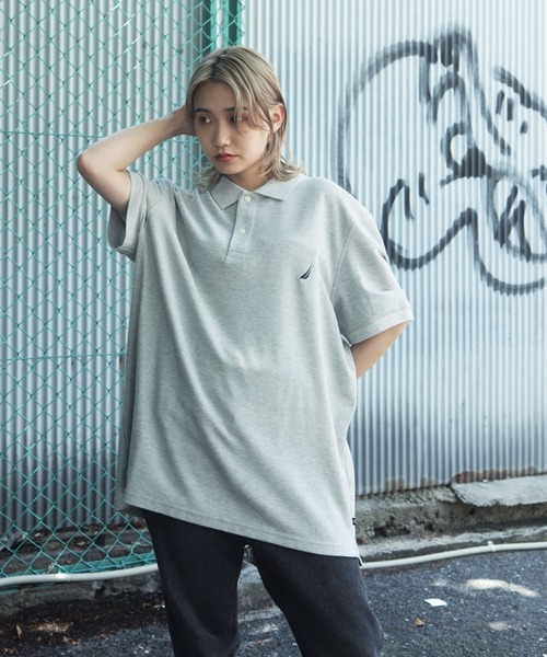 ポロシャツ ポロ NAUTICA/ノーティカ ロゴ刺繍ポロシャツ レディース セール】NAUTICA/ノーティカ ロゴ刺繍ポロシャツ（ポロシャツ