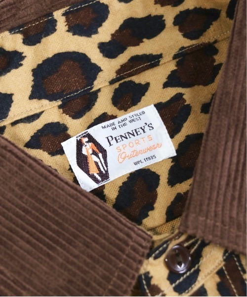 ふ*み様 60's PENNEY'S 長袖ネルシャツ S ブラック/ホワイトチェ セール】 チェック柄長袖シャツ （シャツ・ブラウス）｜MICHEL