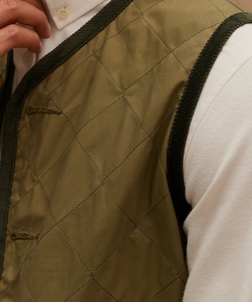 LAVENHAM（ラベンハム） ベスト ジレ Cotton Unwadded Gilet Mens