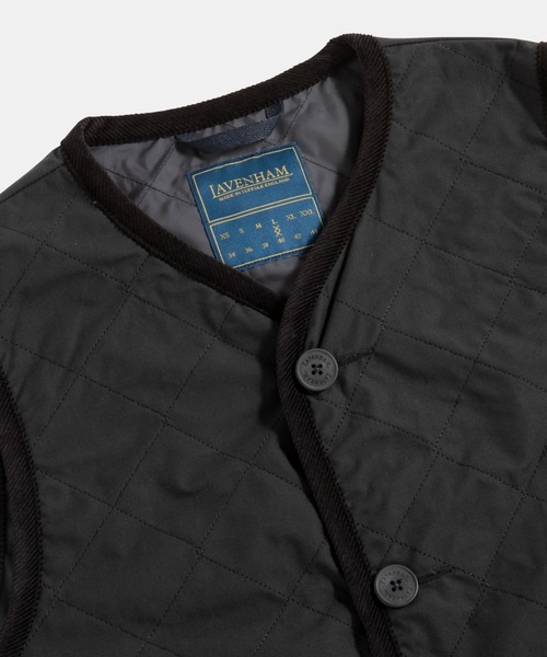 LAVENHAM（ラベンハム） ベスト ジレ Cotton Unwadded Gilet Mens