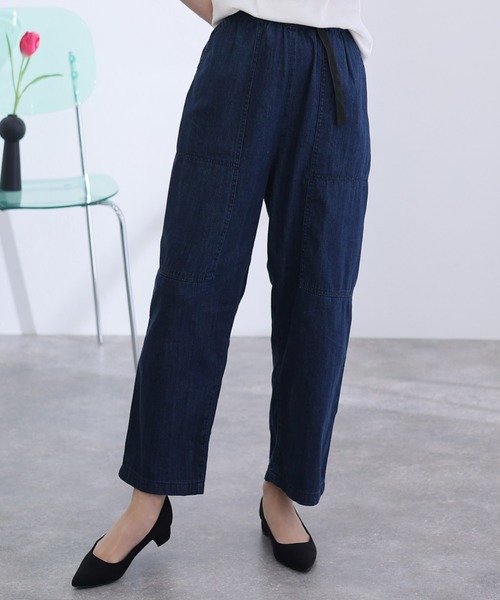 ElegChic ジーンズ デニム デニムパンツ ビッグポケットサーカス