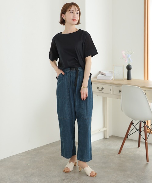 ElegChic ジーンズ デニム デニムパンツ ビッグポケットサーカス