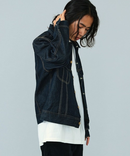 Lee デニムジャケット gジャン Lee/リー AMERICAN RIDERS/デニム