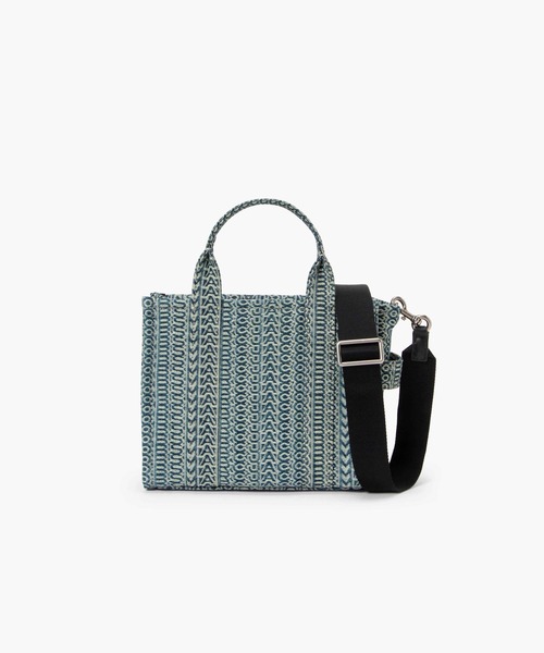 MARC JACOBS モノグラム ドデニム スモールトートバッグ MARC JACOBS トートバッグ THE MONOGRAM SUN FADED DENIM SMALL
