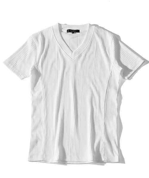 joker（ジョーカー） tシャツ 「JOKER」ランダムテレコVネック半袖T