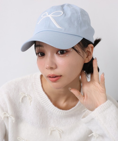 one after another NICE CLAUP キャップ 帽子 レディース 「ribbon