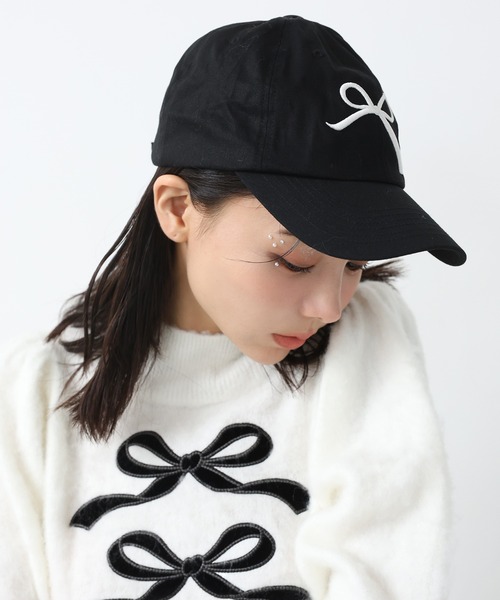hetoldme リボンキャップ Ribon ribon ribon Cap hetoldme リボンキャップ Ribon ribon ribon Cap