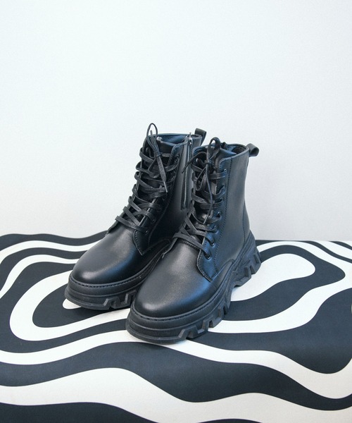 aimoha（アイモハ） ブーツ スニーカーソール軽量ブーツ メンズ