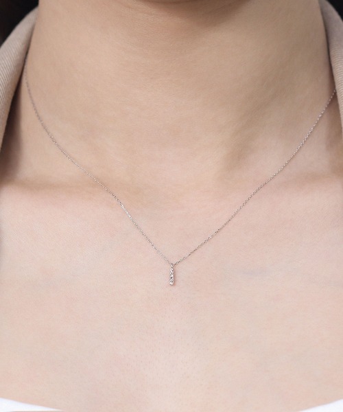 ESTELLE ネックレス K10 ホワイトゴールド ダイヤモンド ESTELLE