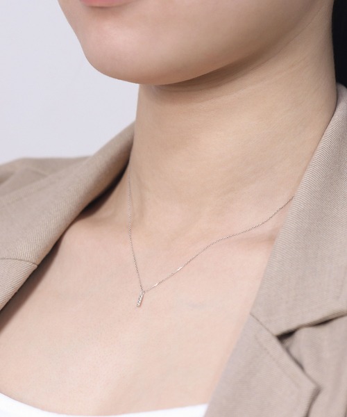 ESTELLE ネックレス K10 ホワイトゴールド ダイヤモンド ESTELLE