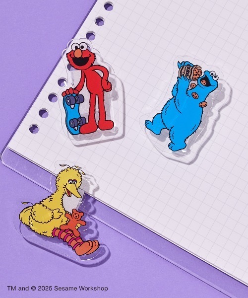 SESAME STREET（セサミストリート） 文房具 アクリルクリップセット