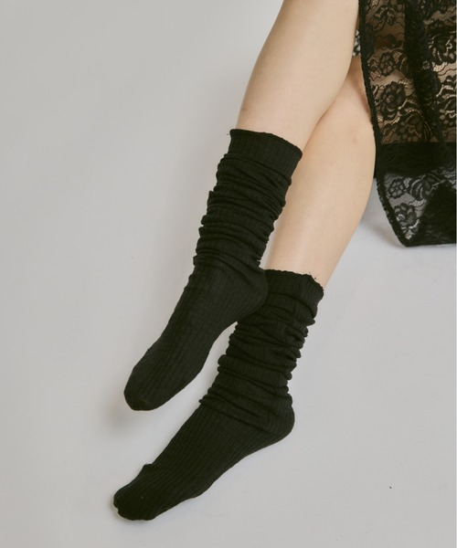 ロンᎢ、ネクタイ、ルーズソックスセット FEKETE 靴下 MULTIWAY LONG LOOSE SOCKS / マルチウェイロング