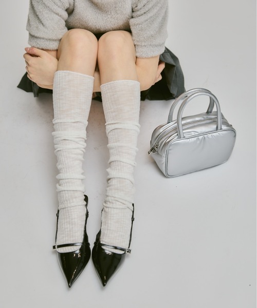 ロンᎢ、ネクタイ、ルーズソックスセット FEKETE 靴下 MULTIWAY LONG LOOSE SOCKS / マルチウェイロング