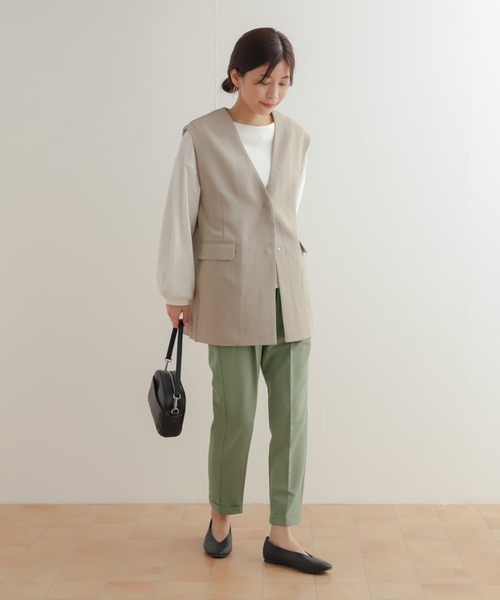 URBAN RESEARCH　人気！ストレッチディーパードイージーパンツ URBAN RESEARCH DOORS ストレッチテーパードイージーパンツ