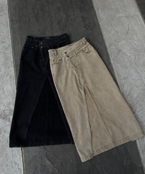 ノープガール スカート Nope Girl スカート zip slit skirt : ZOZOTOWN Yahoo!店 - 通販
