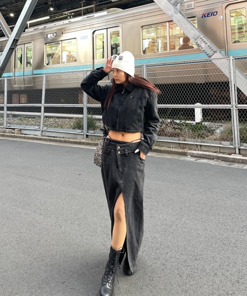 ノープガール スカート Nope Girl スカート zip slit skirt : ZOZOTOWN Yahoo!店 - 通販