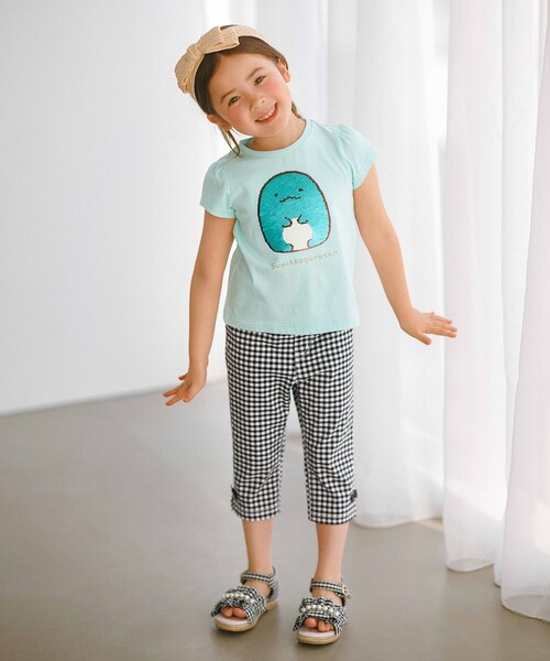 未使用品 グッチ セットアップ Tシャツ パンツ キッズ インターロッキングG グラディエーター 5ポケットKIDS半袖Tシャツ G-9477 キッズ カットソー