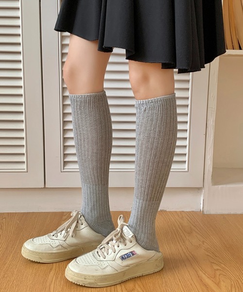 靴下 リブ ハイソックス レディース : ZOZOTOWN Yahoo!店 - 通販