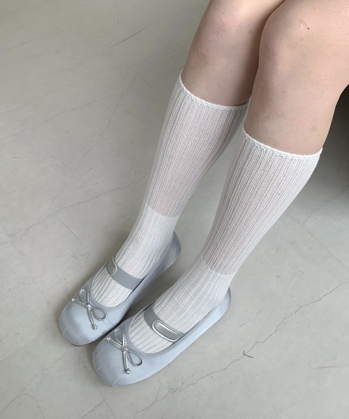 靴下 リブ ハイソックス レディース : ZOZOTOWN Yahoo!店 - 通販