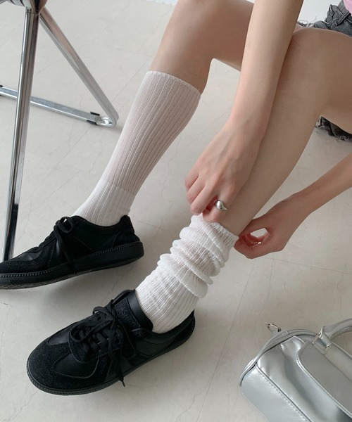 靴下 リブ ハイソックス レディース : ZOZOTOWN Yahoo!店 - 通販