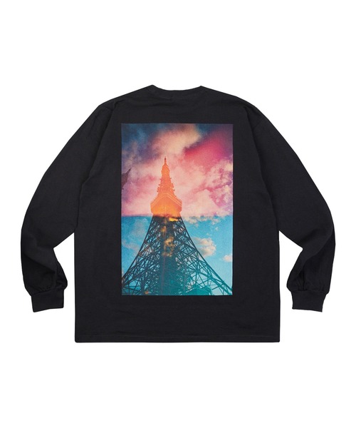 YEN TOWN MARKET tシャツ 「Jiro Konami」小浪次郎 東京タワー ロング tightbooth 上の長袖シャツのみjiro konami xl ssz