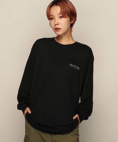 YEN TOWN MARKET tシャツ 「Jiro Konami」小浪次郎 東京タワー ロング tightbooth 上の長袖シャツのみjiro konami xl ssz