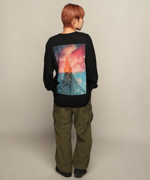 YEN TOWN MARKET tシャツ 「Jiro Konami」小浪次郎 東京タワー ロング YEN TOWN MARKET tシャツ 「Jiro Konami」小浪次郎 東京タワー ロング