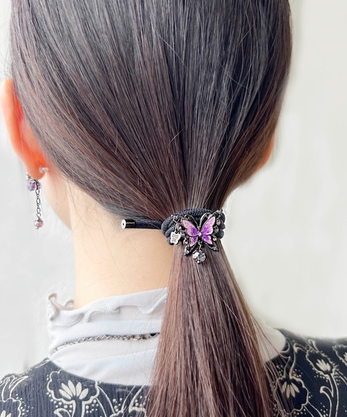 ANNA SUI（アナスイ） ヘアゴム 蝶モチーフ ポニー : ZOZOTOWN Yahoo