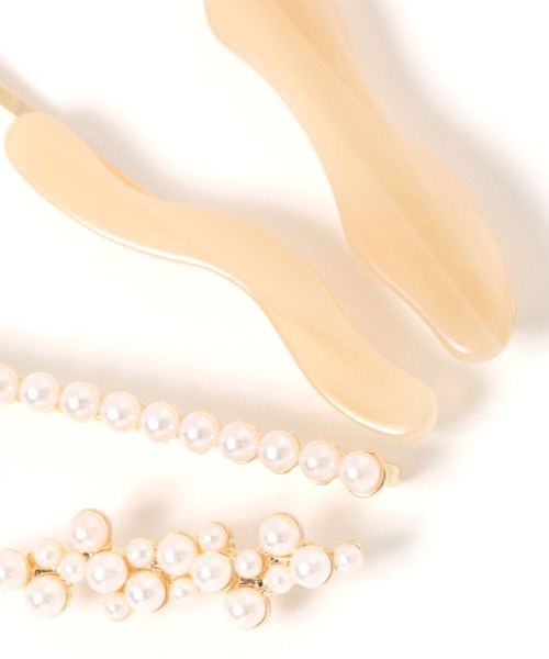美品　ヘアピン　4点　セット 楽天市場】ヘアピン レディース ヘアクリップ 4点セット ライン