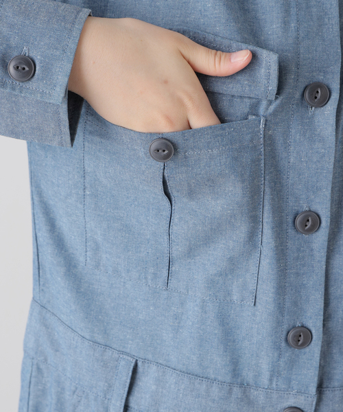 ほぼ未使用　クリーニング済　ジャーナルスタンダード　ジャンプスーツ　黒 atelier SOMETHING STAND COLLAR JUMP SUIT/スタンドカラー