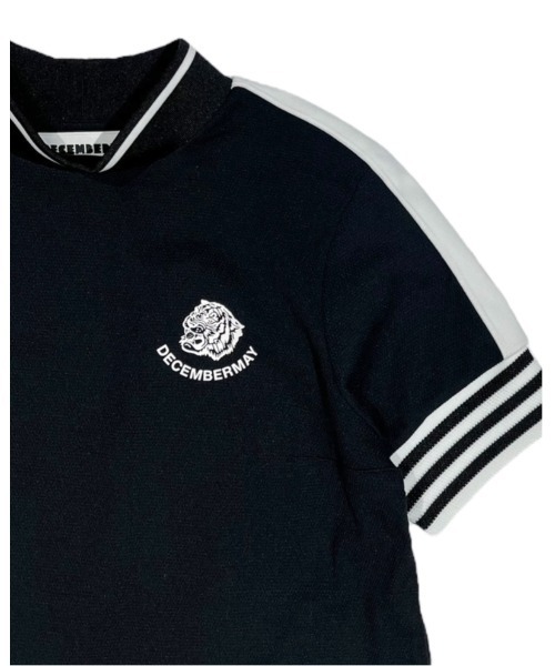 DECEMBERMAY tシャツ Popcorn jersey mock shirt レディース