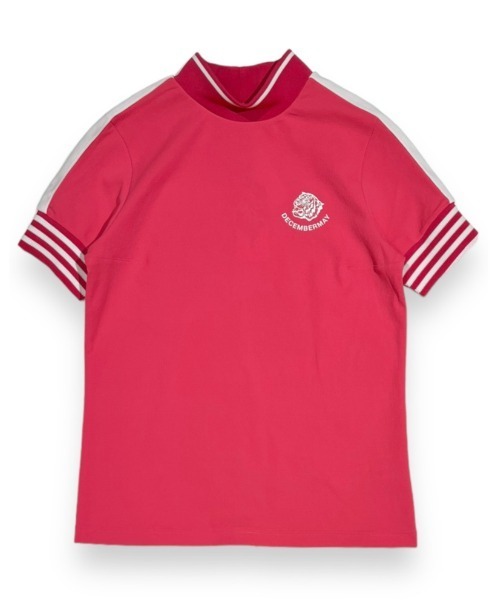 DECEMBERMAY tシャツ Popcorn jersey mock shirt レディース