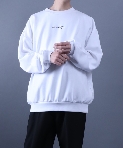 ANPAS トレーナー スウェット Ponte Fabric Back Print Photo Graphic 