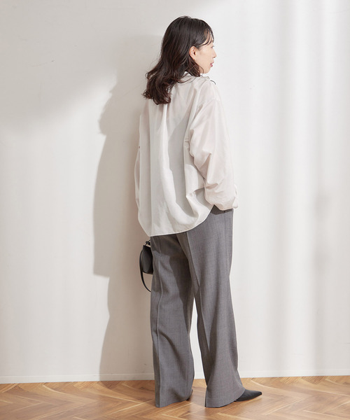 新品＊JOURNAL STANDARD L'ESSAGE プリーツフレアブラウス journal standard L'essage ブラウス シャツ プリーツフリル