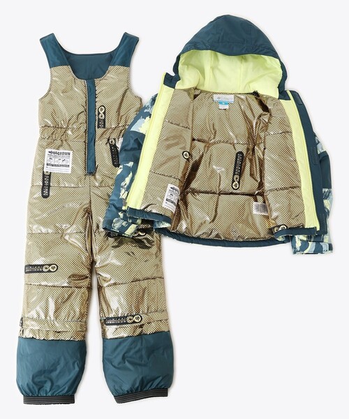 Columbia OMNI-TECH 子ども用ウィンタースポーツオーバーオール Columbia（コロンビア） オールインワン 防水 スキー Columbia／キッズ