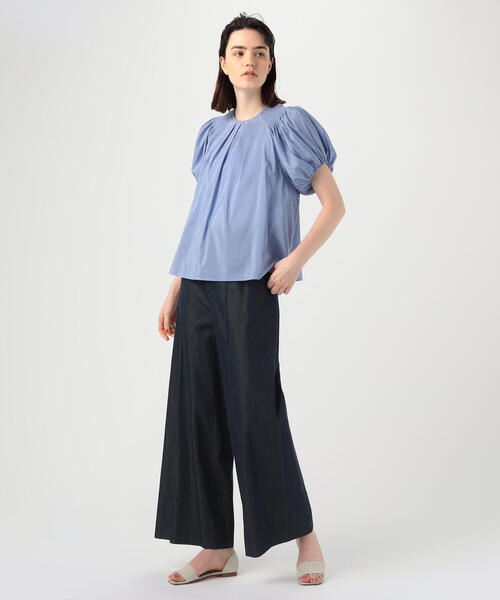 Ballsey 「BALLSEY」 半袖ブラウス 36 ダークブラウン